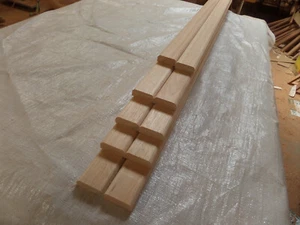 hardwood garden bench slats 1.22m (4ft) long x 20mm Red Grandis - Picture 1 of 5