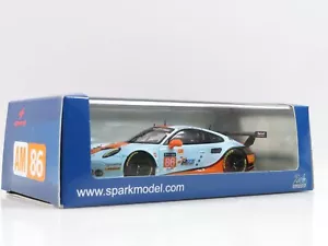 1:43 Spark S5839 Porsche 911 RSR 991 Gulf Racing Le Mans 2017 X7 - Bild 1 von 6