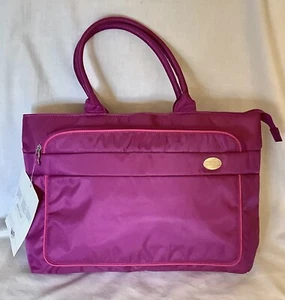 American Tourister Samsonite Hot Pink Lap Top Shoulder Bag NWT - Picture 1 of 11