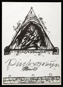 Arnulf Rainer (Baden bei Wien 1929 geb.) - „ Pintorarium „ -- signiert - datiert - Bild 1 von 1