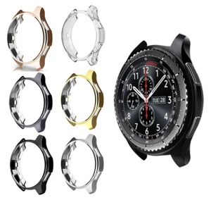 Custodia per Samsung Galaxy Watch 42 mm 46 mm Gear S3 Frontier protezione paraurti TPU - Foto 1 di 19