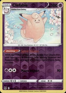 Pokemon Clefable 063/196 Holograma Inverso Lost Origin LP - Imagen 1 de 1