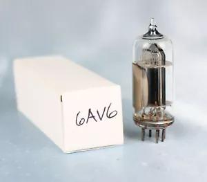 6AV6 ~ TWIN DIODE/TRIODE ~ USED - TESTS GOOD - Picture 1 of 4