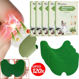120Pack Kniegelenk Schmerzlinderung Patch Extrakt Pflaster Arthritis Wermut Pads - Bild 1 von 18