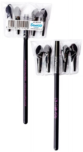 HELLO KITTY 1 Pinsel Mania Augen -schatten Augenlid 4 Endstücke Austausch Wert - Bild 1 von 1