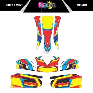 MK 20 COMBI FULL KART STICKER KIT - KARTING -CADET-ROOKIE - Picture 1 of 3
