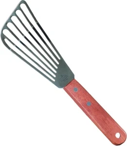1PC Stainless Steel Slotted Fish Turner Spatula Flexible Kitchen Cooking Tool^h - Picture 1 of 8