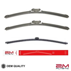 Front and Rear Wiper Blades For Audi E-TRON SPORTBACK 22-23 E-TRON QUATTRO 19-23 - Picture 1 of 3