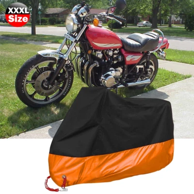 Cubierta de motocicleta XXXL impermeable para Kawasaki KZ1000A KZ1000C KZ1000D KZ1000E  Foto 1 de 4