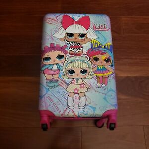 LOL Surprise Adorable CarryOn Lightweight  Hardcase 360°  w 4 Spinner Wheels NWT