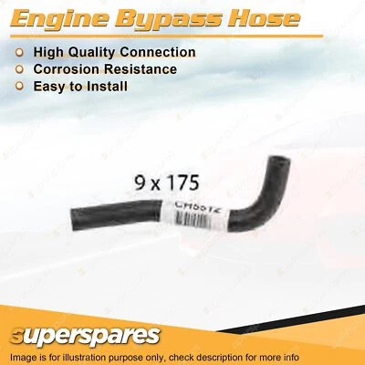 Superspares Engine Bypass Hose 9 x 175mm for Isuzu D-MAX TF 3.0L 4 cyl 2012-On - image 1 of 2