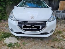 peugeot 208 2012-2018 mk1 front bumper in white ewp