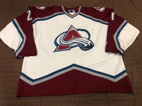 Rare vintage Peter Forsberg Colorado Avalanche Starter XXL hockey Jersey Cover