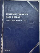 Benjamin Franklin Half Dollar Collection, Complete Set 1948-1963 SILVER