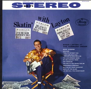Mercury SR-60258 weiße Promo Eddie Layton Skatin' mit Layton 1959 KOSTENLOSER VERSAND - Bild 1 von 3