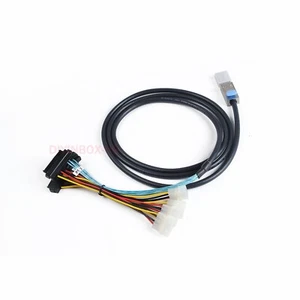 External Mini SAS 4X SFF-8088 26pin to SFF-8482 29pin with IDE Power Cable 1m/2m - Picture 1 of 12