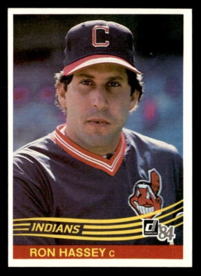 Ron Hassey 1984 Donruss  Card #460 Cleveland Indians - Image 1 of 2
