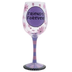 Copa de copa de vino Our Name Is Mud de Lorrie Veasey Friends Forever, 8,875 pulgadas - Imagen 1 de 1