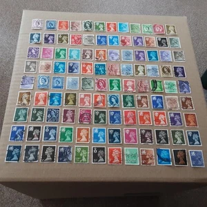 Gran selección de 108 estampillas usadas del Reino Unido (ver fotografías) - Imagen 1 de 9
