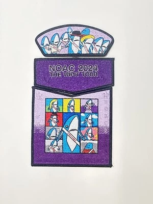 OA NOAC 2024 AMANGAMEK WIPIT LODGE 3-PIECE PATCH SET "THE WIPIT TOUR" 400 MADE - Image 1 of 2