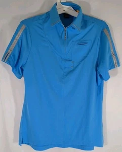 Jamie Sadock Damen X-Small Tennis Golf Polo Shirt Top Performance Stoff blau - Bild 1 von 11