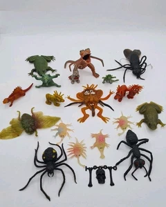 Vintage Ugly Jiggly Jiggler Rubber Monsters Aliens Bugs 60 70’s X8 A41 - Picture 1 of 9