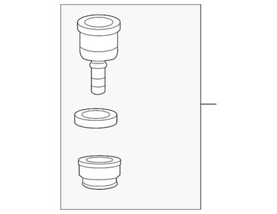 Rótula inferior genuina Acura 2009-2014 TL TSX 51220-TA0-A02 Foto 1 de 2
