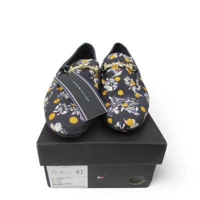 Tommy Hilfiger Nuevo En Caja Original Para Mujer Estampado Floral Zapatos Planos EU 41 UK 8 Foto 1 de 4