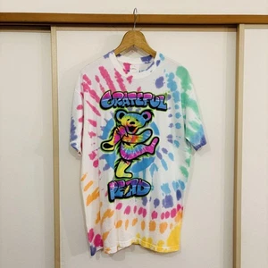 Grateful Dead Tie-Dye T-Shirt Large USA Dancing Bear leuchtende Farben - Bild 1 von 3