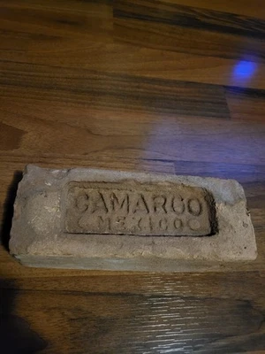 Ladrillo estampado Camargo México vintage recuperado  Foto 1 de 4