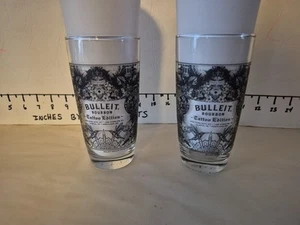 2 Bulleit Bourbon Tattoo Edition Frontier Whiskey Jess Mascetti Gläser Barware - Bild 1 von 11