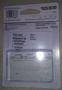2 Packs of Gatehouse Flip Lock White 0253030 You Will get 2 Packs NEW - Picture 1 of 2