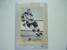 VINTAGE HOCKEY PHOTO 1944/64 BEEHIVE CORN SYRUP GROUP NEW YORK DAVE BALON NO3