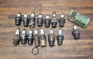 K367- Lot of Early Antique Spark Plugs - Champion, Etc - Hit N Miss Engine