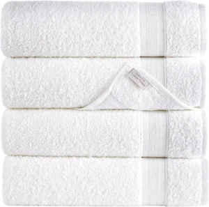 Quick-Dry, Soft & High Absorbent Bath Towels 27"X54" Cotton Turkish Bath Towel S - Picture 1 of 7