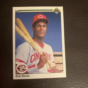 Upper Deck 1990 #116 Eric Davis - Foto 1 di 2
