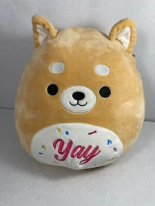 Squishmallows Brown Dog Plush/Stuffed Angie Celebration Gift - Picture 1 of 9