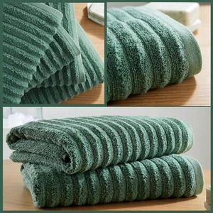 Asciugamani da bagno di bambù di lusso - Asciugamani ultra morbidi, altamente assorbenti, ecologici - Foto 1 di 58