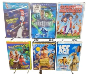6x Brand New Sealed DVD movie lot Kids Family Cat Hay Haunted Disney Ice Age Doo - Picture 1 of 14