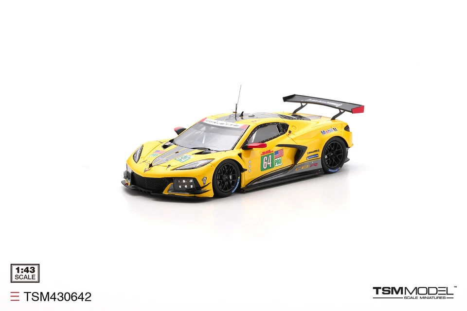 TSM 1/43 CHEVROLET CORVETTE C8.R NO.64 2022 WEC SEBRING TSM430642 - Image 1 of 1