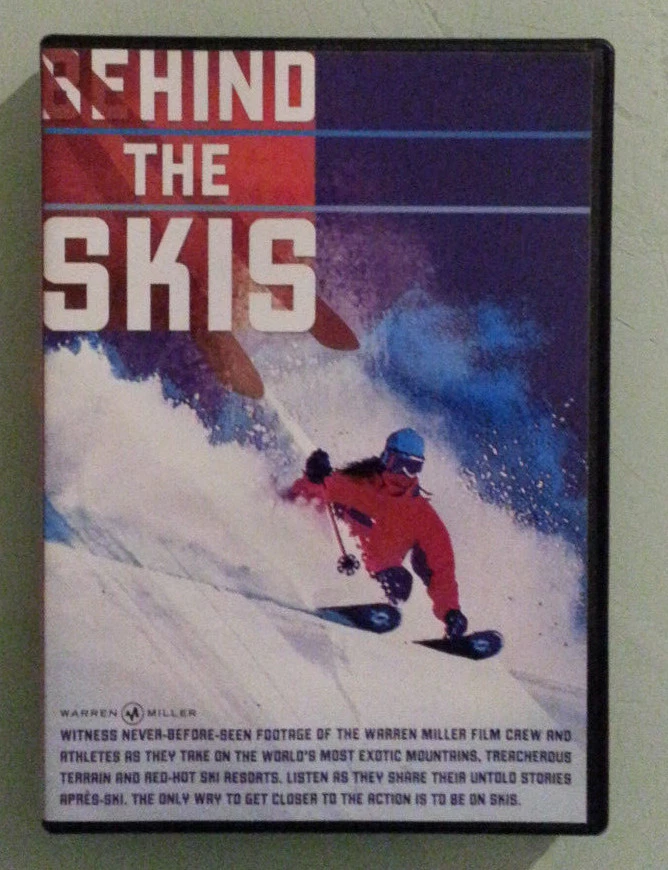 warren miller  BEHIND THE SKIS  DVD  - Image 1 of 1