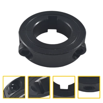 1" Lock Collar Clamp Go Kart Axle Bearing Collars Sprocket Hub Locks Black - image 1 of 4