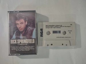 RICK SPRINGFIELD LIVING IN OZ CASSETTE TAPE - Picture 1 of 2