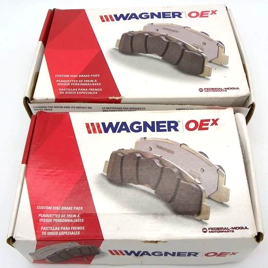 Wagner OEx Front And Rear Brake Pads Clip For 2014 F-150, 2013 Tahoe & 2011 Rav4 - Image 1 of 4