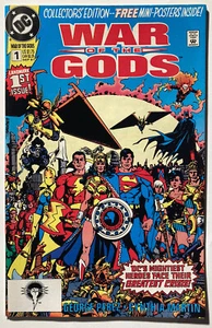 War of the Gods #1 - DC - 1991 - Justice League - Deathstroke, Wonder Woman - NM - Picture 1 of 7