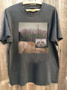 Twin Peaks - Welcome To Twin Peaks 90s Charcoal T shirt basic tee - Picture 1 of 2