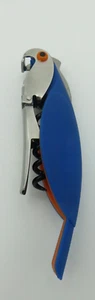 Parrot Shape Waiters Corkscrew Wine Opener Bottle Opener Blue Bottle Opener - Picture 1 of 9