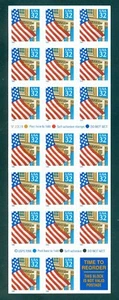 US 2920a Flag over Porch, Complete Booklet/20, Self Adhesive, Mint NH - Picture 1 of 1