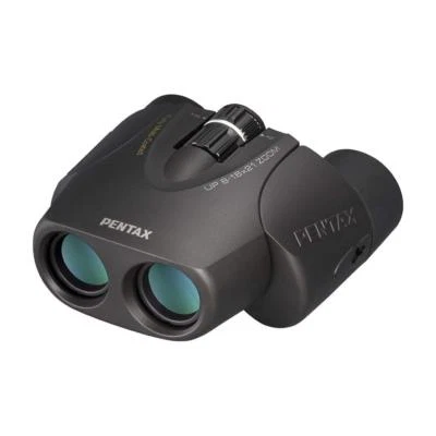 PENTAX Binoculars UP 8-16x21 Black Porro Prism 61961 w/ Tracking NEW - Image 1 of 4