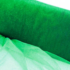   Perial Co Glitter Tulle Fabric 54 inch wide sold by 10 yards Emerald